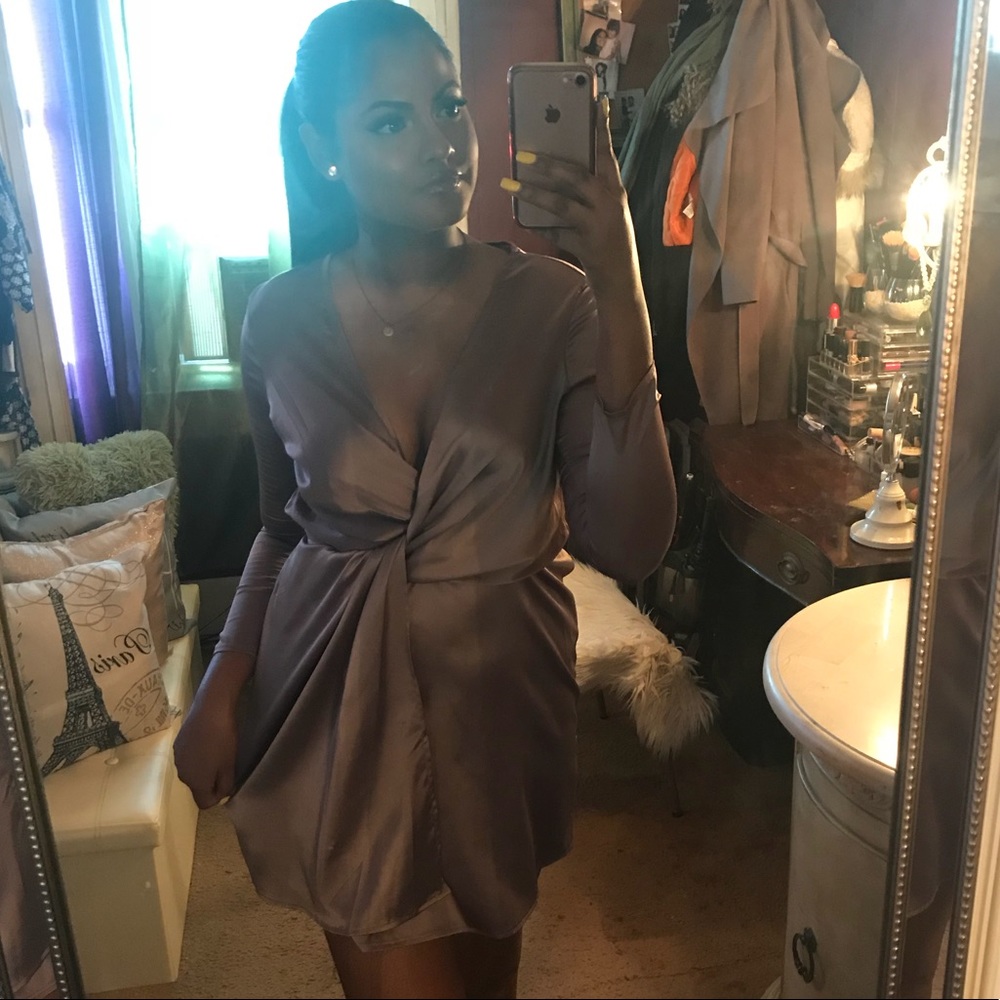 Taupe dress